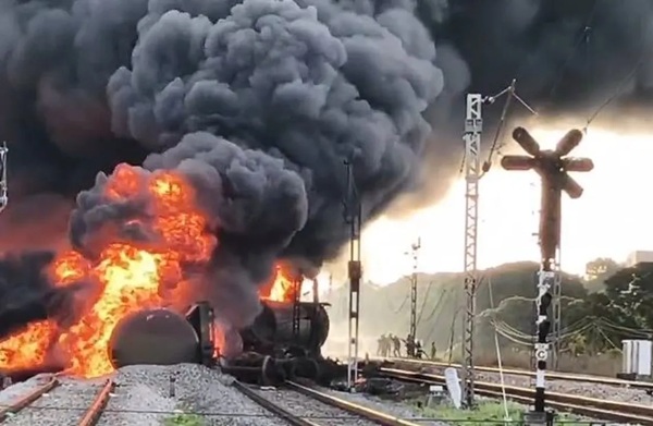 Tiruvallur Burning Train