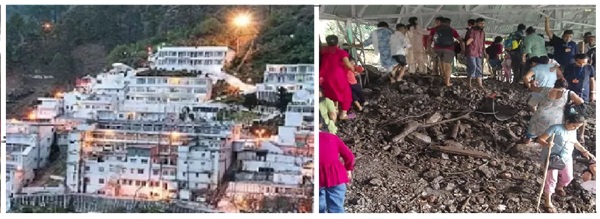 Landslide in Vaishno Devi