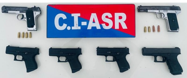 Ammunition recovered