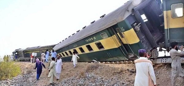 Train derailed
