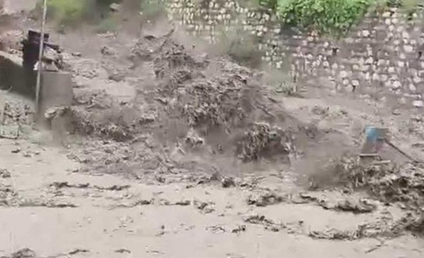 Cloud burst Naugaon