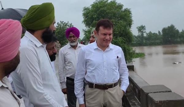 Ghaggar River Water level