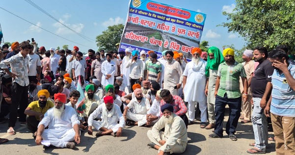 Patiala-Chika road jam