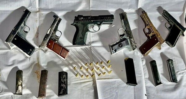 6 pistols