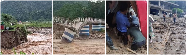 Darjeeling bridge broke