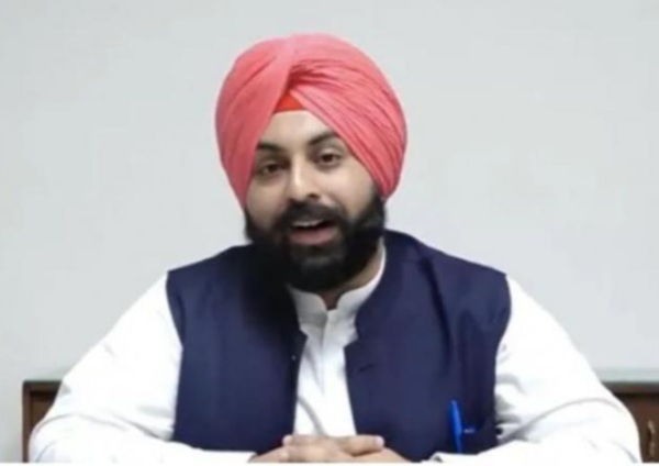 Education Minister Harjot Bains