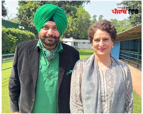 ਪ੍ਰਿਯੰਕਾ ਗਾਂਧੀ-ਨਵਜੋਤ ਸਿੱਧੂ